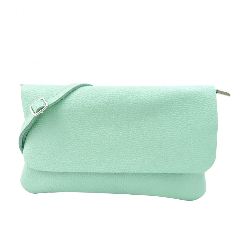 Ital. Gossip shoulder bag in grained cowhide SHG149