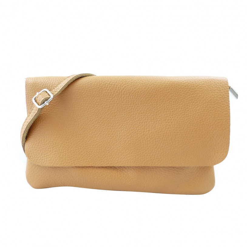 Ital. Gossip shoulder bag in grained cowhide SHG149
