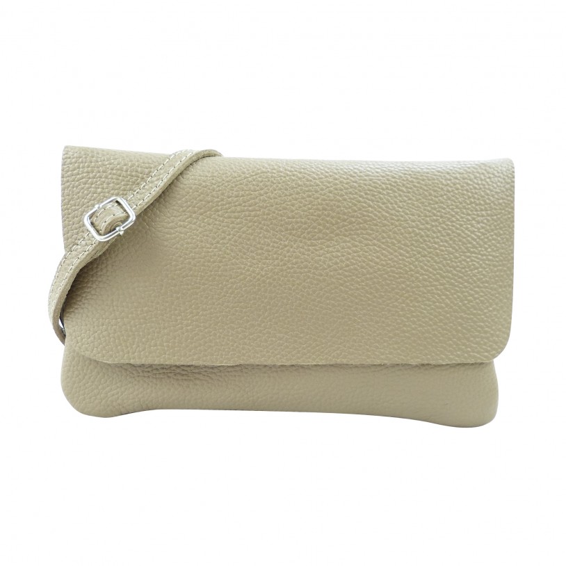 Ital. Gossip shoulder bag in grained cowhide SHG149