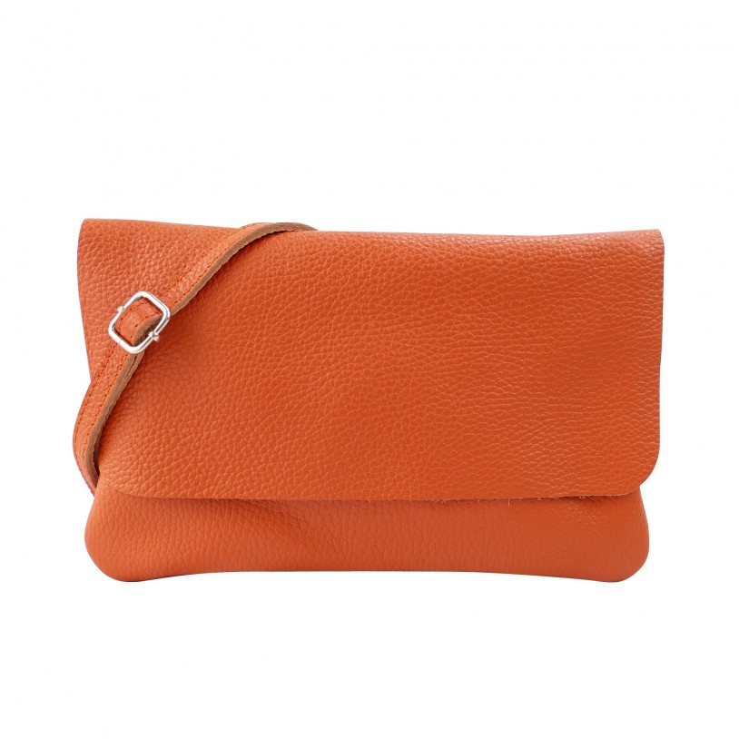 Ital. Gossip shoulder bag in grained cowhide SHG149